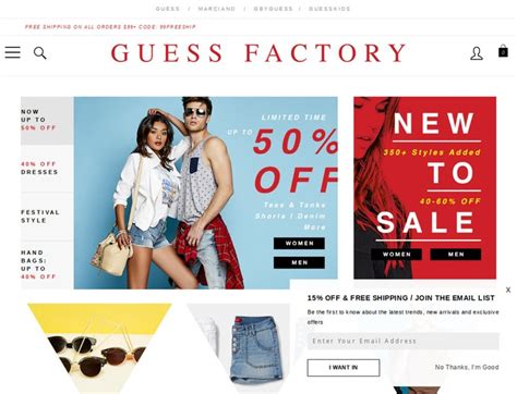 guess factory discount code.